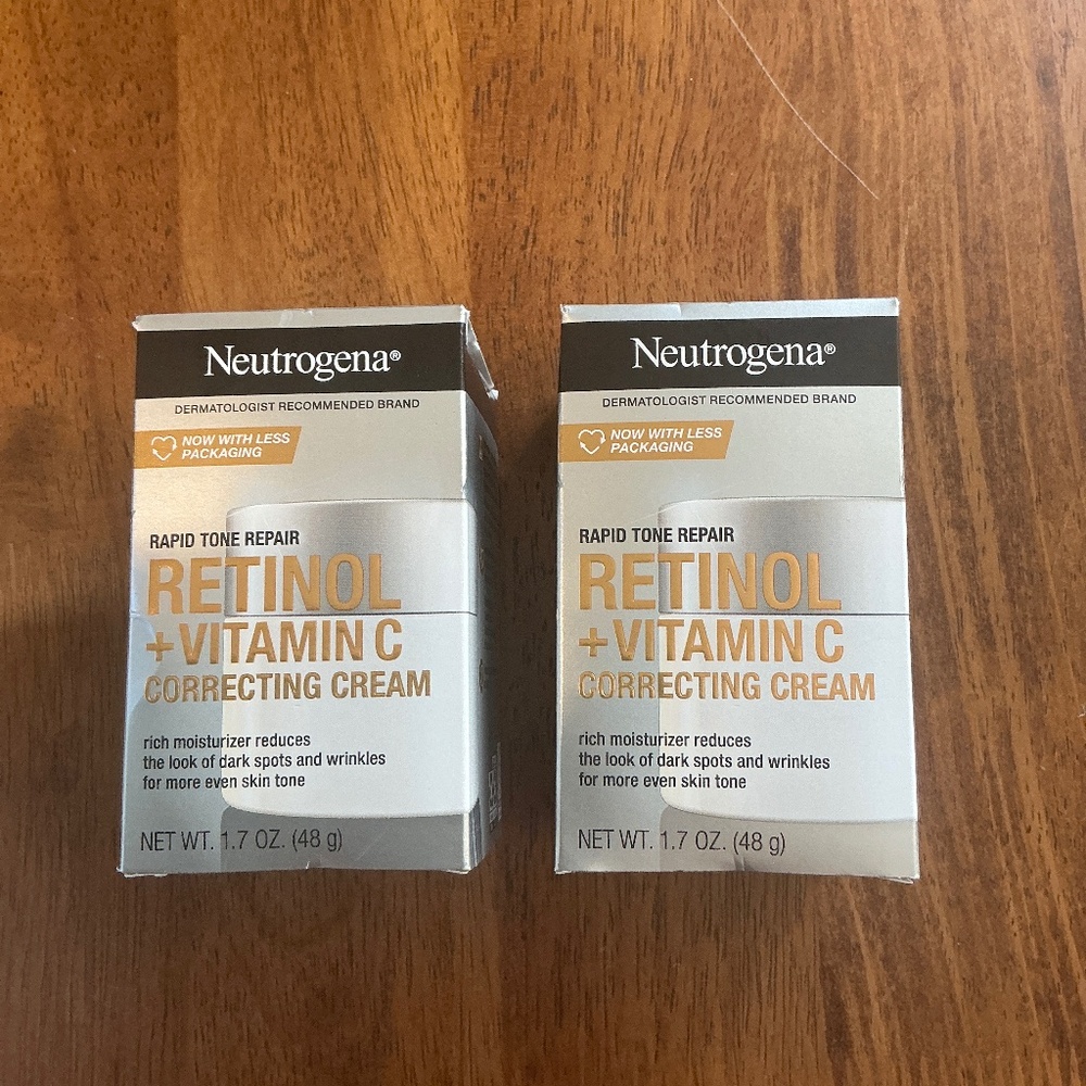 Neutrogena Retinol + vitamin C correcting cream 2 pack